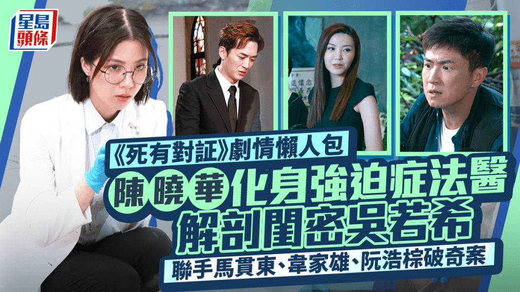 死有对証剧情懒人包丨陈晓华化身强迫症法医  解剖闺密吴若希  联手马贯东破奇案